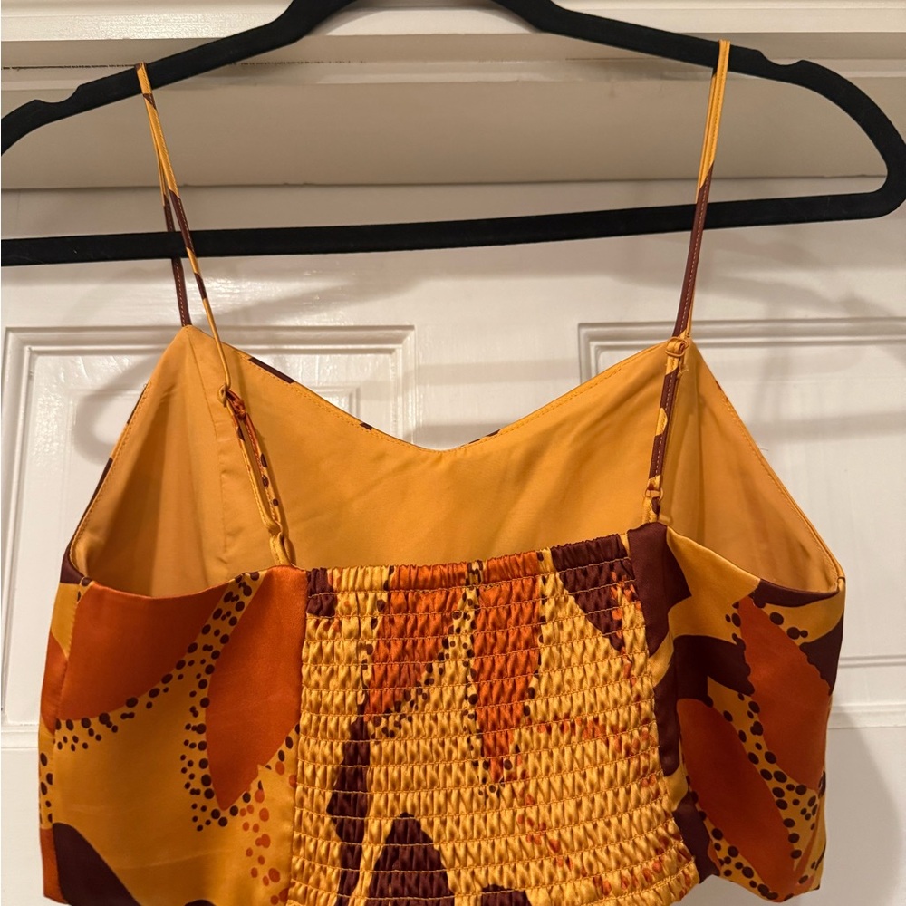 House of Harlow Multi Floral Silk Tank Size Small